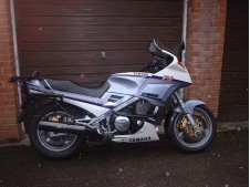 Deposito gasolina azul blanco YAMAHA FJ 1200 1986-1988  repuestos de motos