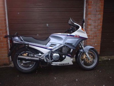 Deposito gasolina azul blanco YAMAHA FJ 1200 1986-1988  repuestos de motos