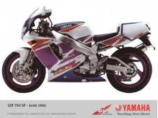 Radiador agua YAMAHA YZF 750 1993-1995  moto