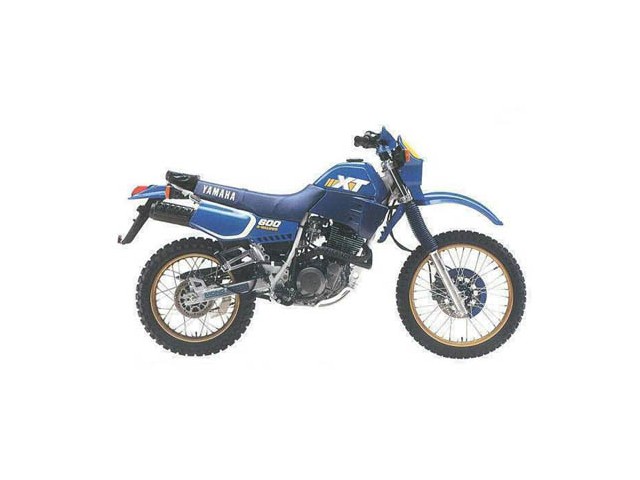 Soporte estribera trasera izquierda YAMAHA XT 600 1984-1989  motodesguace