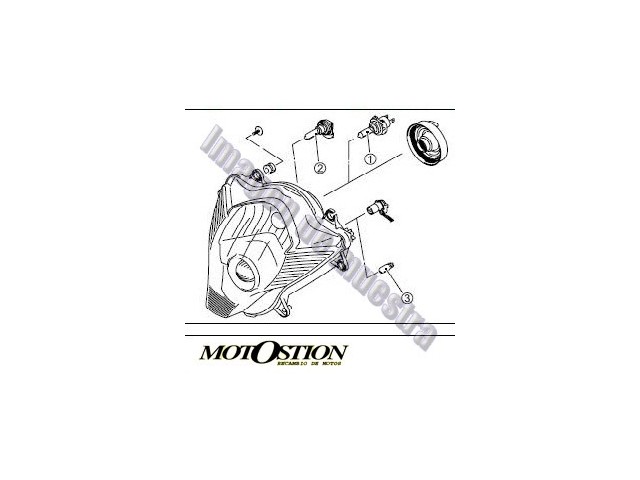 Semimanillar derecho HONDA NS F 125 1985-1990  moto