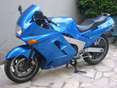 Faldon derecho azul blanco KAWASAKI ZX 10 1000 1988-1990  despiece de moto