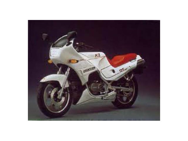 Carenado superior izquierdo blanco GILERA KZ 125 1986-1990  segunda mano