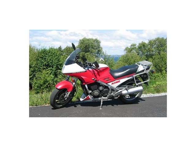 Deposito gasolina blanco rojo YAMAHA FJ 1100 1984-1986  motodesguace