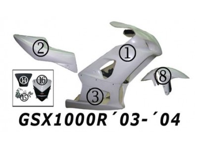 Carenado Circuito suzuki gsx-r1000 2003-04