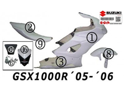 Carenado Circuito suzuki gsx-r1000 2005-06