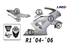 Carenado Circuito yamaha yzf-r1 2004-06