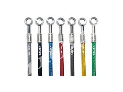 Latiguillos delanteros negros GALFER para kawasaki ZX10R desde el año 2008 hasta el año 2010 C646