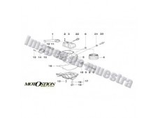 Cubre cadenas y guardabarros nuevo LACOMOTO ZX 10 1000 2006-2008