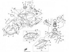 faldon derecho fibra blanco nuevo lacomoto cbr rr 600 2003 2005