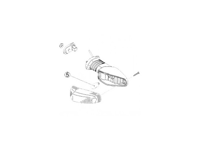 Intermitente trasero derecho nuevo vicma VICMA GSX R 1000 2009-2010