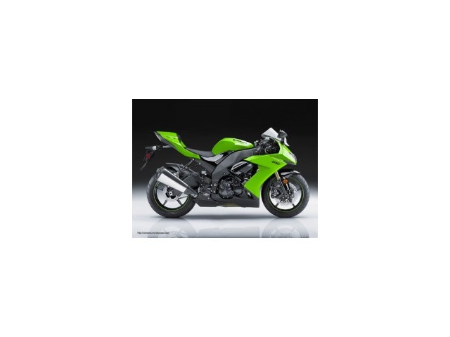 Aleta pase rueda fibra verde lacomoto LACOMOTO ZX 10 1000 2008-2010