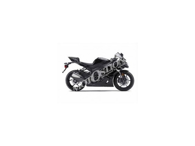Aleta pase rueda inferior fibra verde LACOMOTO ZX 6 600 2009-2012