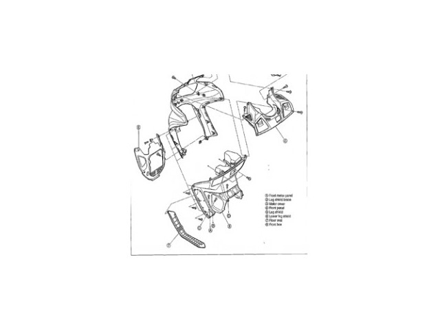 Embellecedor deposito izquierdo fibra LACOMOTO R6 R 600 2008-2012