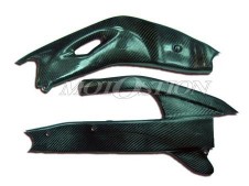 protector basculante izquierdo carbono lacomoto cbr rr 1000 2008 2012