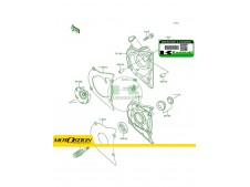 TAPA BOMBA AGUA INTERIOR Kawasaki Vulcan 500 1989-1995