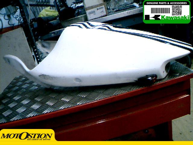 Colin fibra monoplaza blanco KAWASAKI ZX 6 R 600 1999-2000  despiece de moto