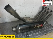 Silencioso con colectores akrapovic SUZUKI GSX 600 R 600 2001-2004  despiece de moto