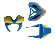 Kit carenados fibra usados azul MOTOSTION R1 1000 2000-2001  recambios para moto