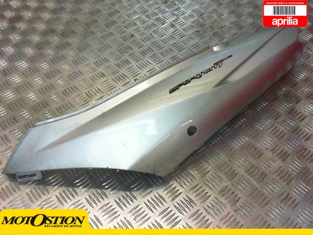 Cacha izquierda gris APRILIA SPORTCITY 125 2005-2008  despiece de moto