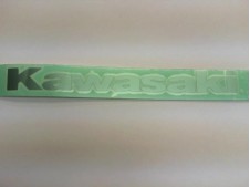 pegatina kawasaki gris 18cm largo motostion adhesivos