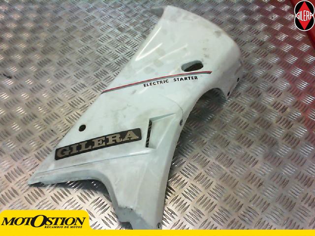 Carenado superior derecho blanco GILERA KZ 125 1986-1990  recambios para moto