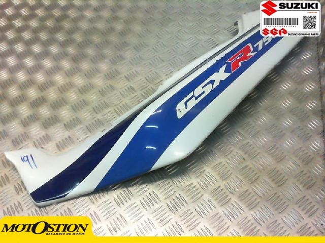 Cacha izquierda blanca azul SUZUKI GSX 750 R 750 1991-1992  segunda mano