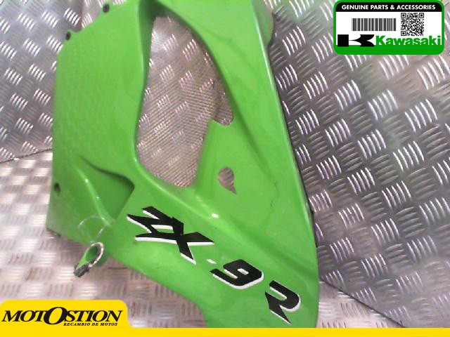 Faldon izquierdo verde KAWASAKI ZX 9 R 900 1998-1999  desguace motos