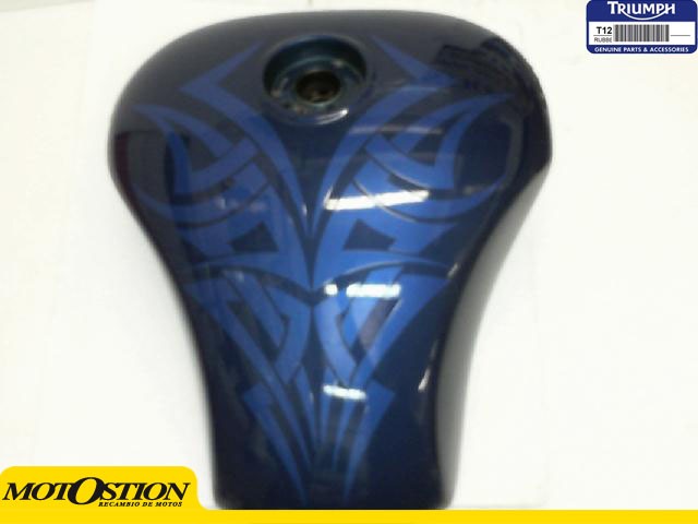 Deposito gasolina azul TRIUMPH ROCKET III 2294 2008-2009  segunda mano