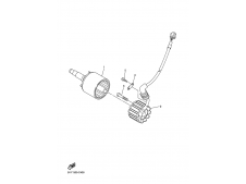 Volante magnético o rotor Yamaha YZF R1 FZ1 FZ8 solución definitiva Imanes despegados