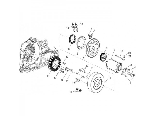 Piñon Doble Motor de Arranque