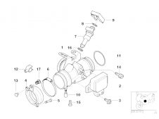 Bateria inyeccion izquierda Bmw R1150 rs 2000 - 2005