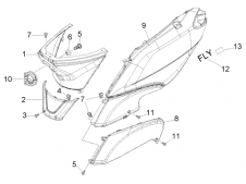 Tapa Bujia Piaggio Fly 125 4T del  2005 al 2012