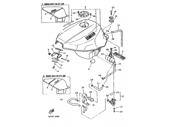 Bomba gasolina YAMAHA FZR 1000 1990-1991 Recambio Ocasion