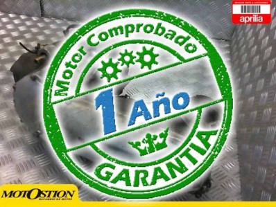 Motor completo del despiece o desguace de una moto Aprilia gulliver 50 1996-2001