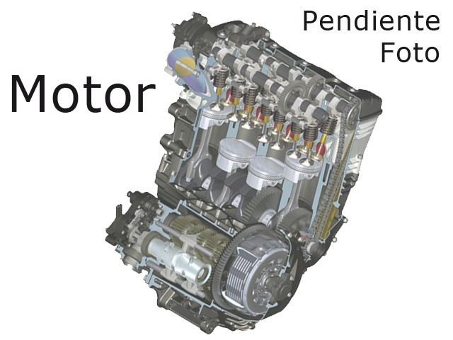 Motor completo del despiece o desguace de una moto Gilera kz 125 1986-1990