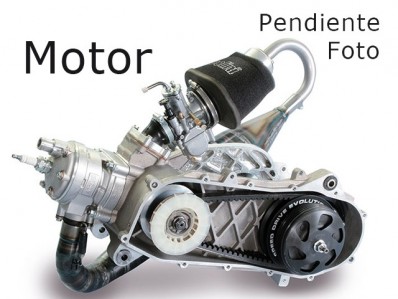 Motor completo del despiece o desguace de una moto Suzuki lido 75 1986-1992