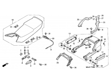 Asiento HONDA PAN EUROPEAN 1100 1990-2000  desguace motos