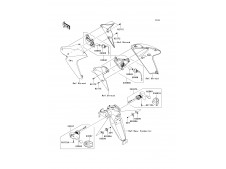 INTERMITENTE TRASERO DERECHO Kawasaki er6n abs 650 2005 - 2008