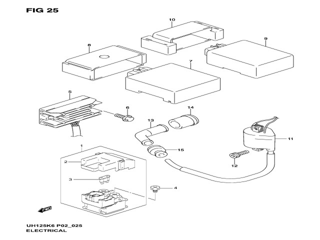 Cdi SUZUKI BURGMAN 125 2002-2006  recambio moto