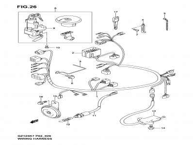CLAXON Suzuki marauder 125 1998-2004