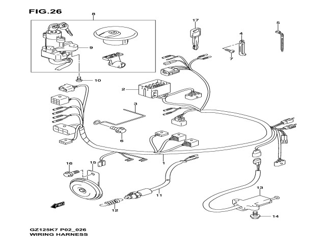 CLAXON Suzuki marauder 125 1998-2004