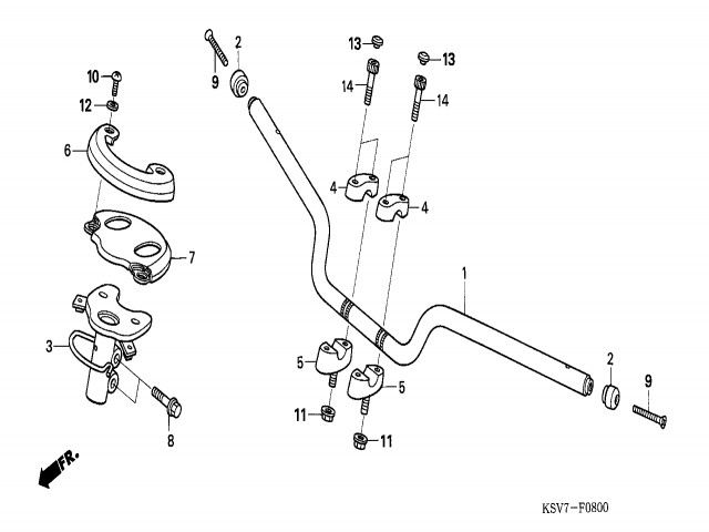 Contrapeso Honda forza 250 x 2005 - 2007
