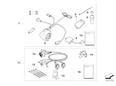 Alarma basica usada original Bmw f65 gs 650 cc 2003 - 2004