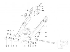 Tensor basculante Bmw f65 gs 650 cc 2003 - 2004