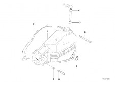TAPA EMBRAGUE DE MOTOR Bmw f65 gs 650 cc 2003 - 2004
