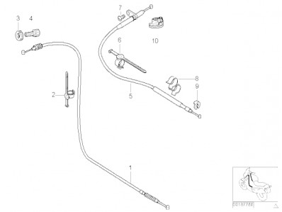 Cable embrague Bmw f65 gs 650 cc 2003 - 2004