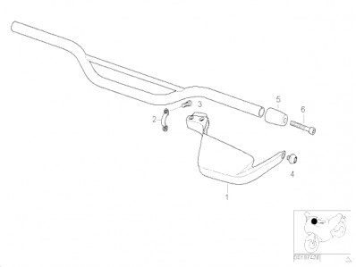 Contrapeso Bmw f65 gs 650 cc 2003 - 2004