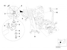 Latiguillo aceite Bmw f65 gs 650 cc 2003 - 2004