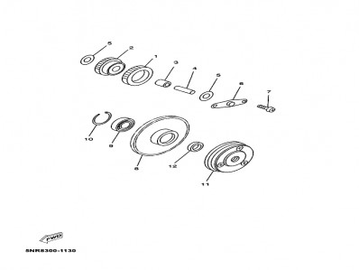 BENDIX DE ARRANQUE COMPLETO ORIGINAL Yamaha majesty 125 2001-2006